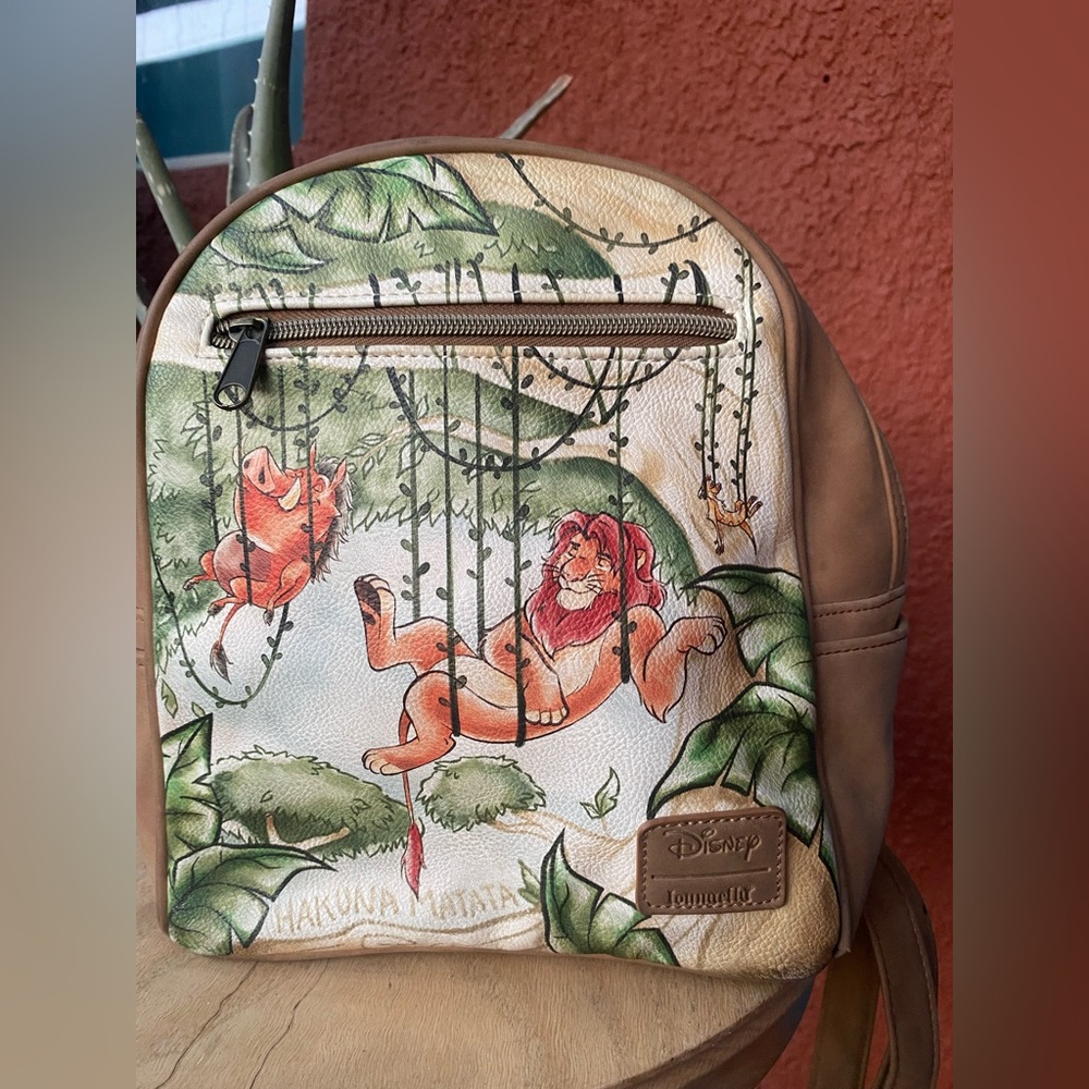 Disney Loungefly Lion King Vines Mini Backpack Hakuna Matata